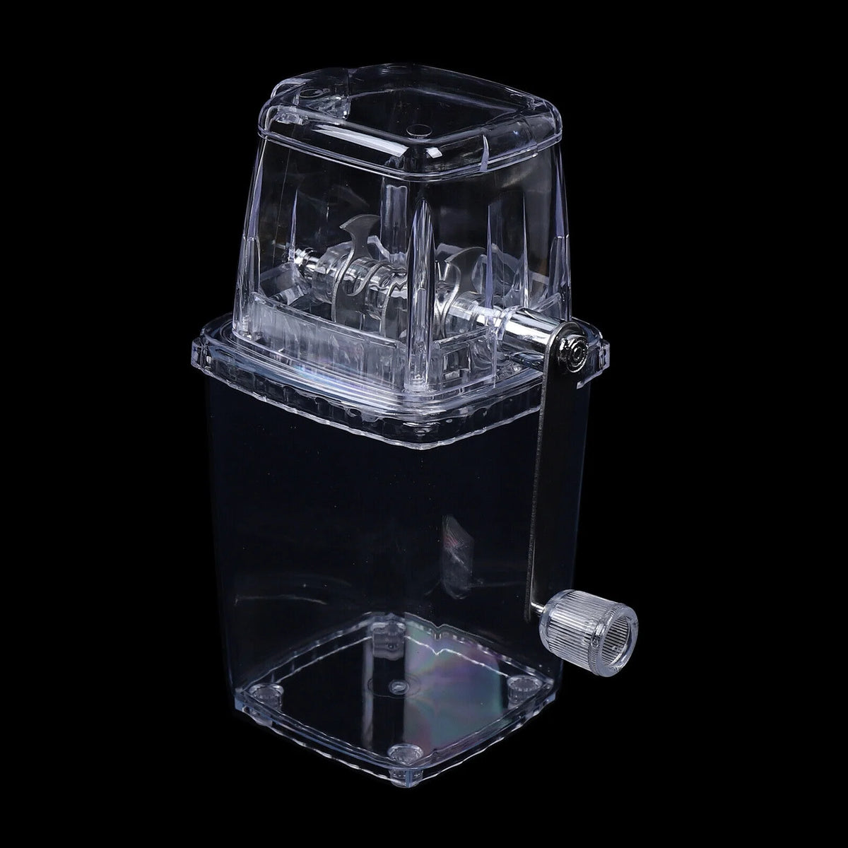 Manual Ice Shaver Ice Crusher Snow Cone Maker O49687