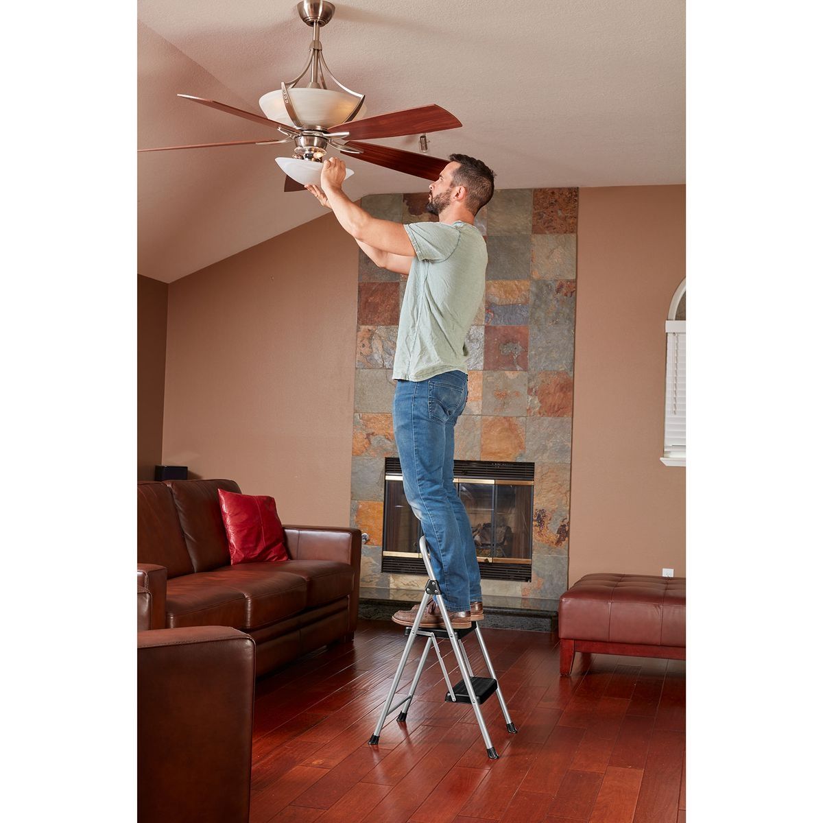 2-Step Steel Stool W705
