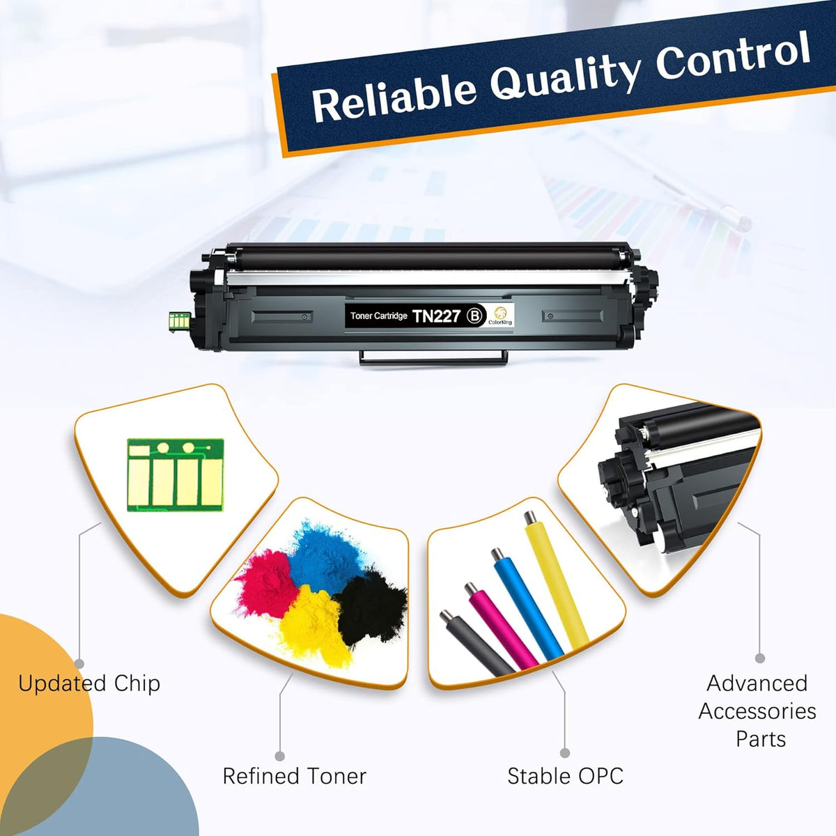 Compatible Toner Cartridge 4 Pack High Yield K74943