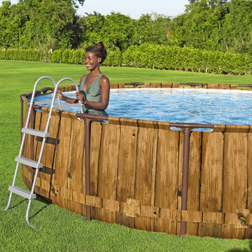 Round Swimming Pool Set 14' x 42" Above Ground Filter Pump Ladder Cover D331