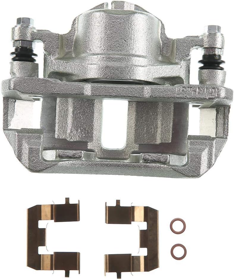 Disc Brake Caliper Assembly with Bracket Compatible with Honda Accord V6 3.0L 2003-2007 Front Right Passenger Side Pack of 2 L42144