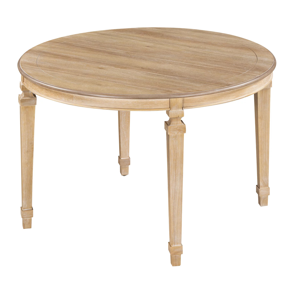 Round Dining Table Set for 4, 5-Piece Solid Wood M655110