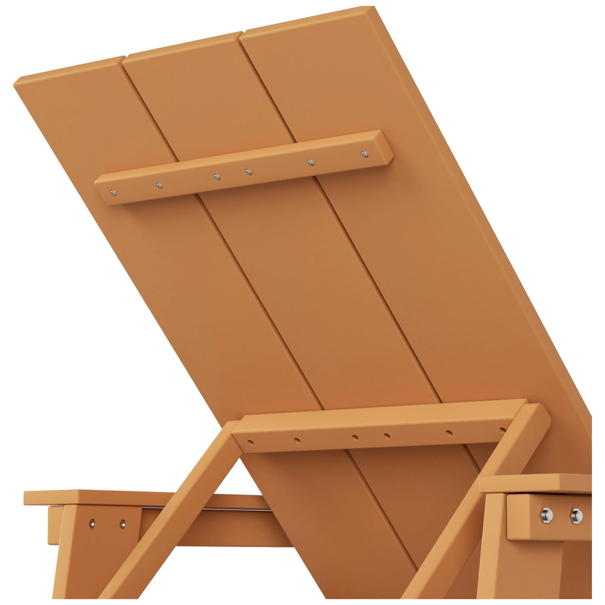 Teak All Weather Poly Chaise Lounge with Arms & Wheels Set Of 2 M818532