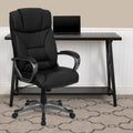 Black LeatherSoft Executive Swivel Office Chair S234164