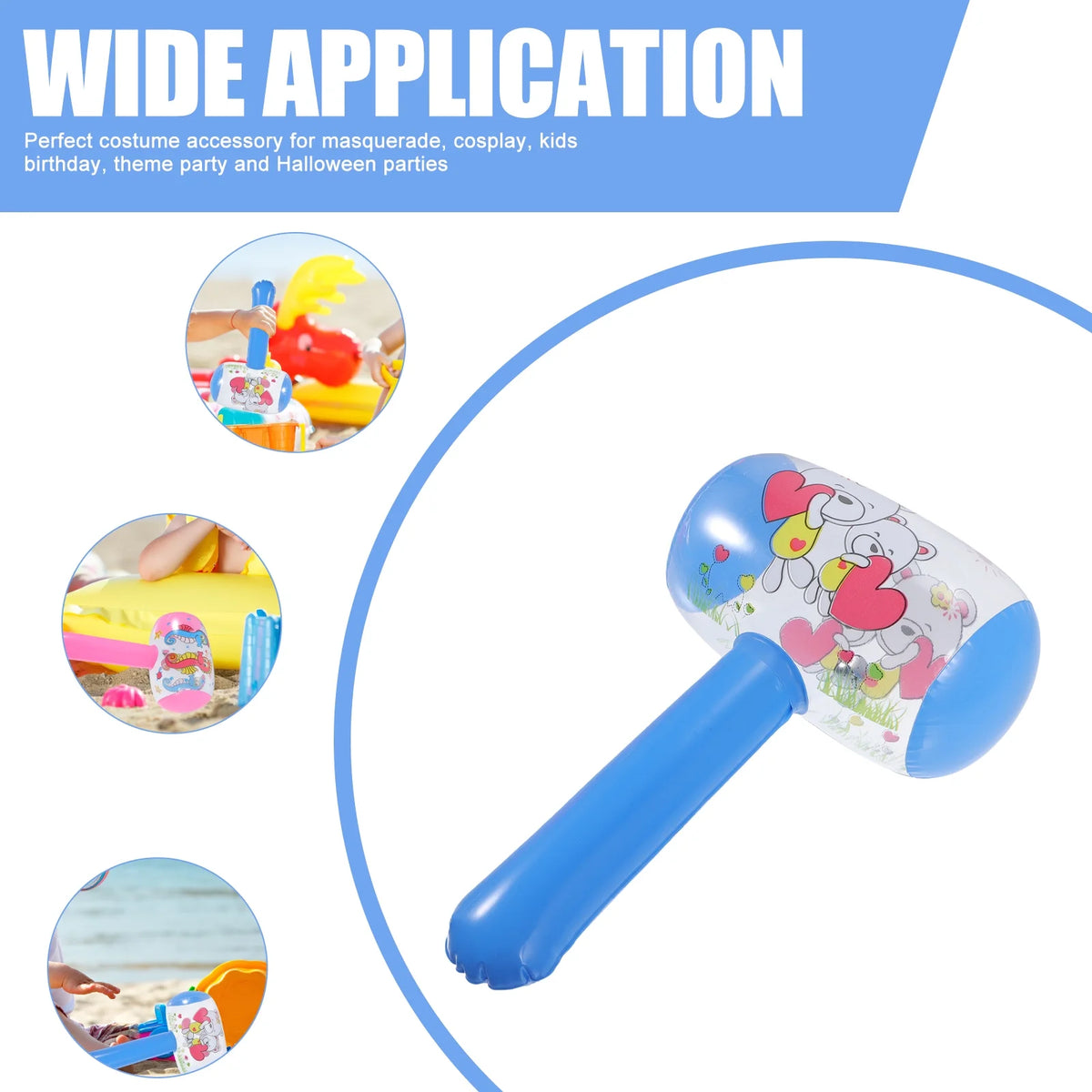 Cartoon Inflatable Hammer with Bell Fun Toys T726