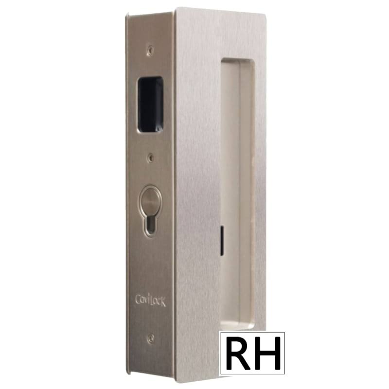 Magnetic Privacy Pocket Door Pull Set with Satin Nickel B731020