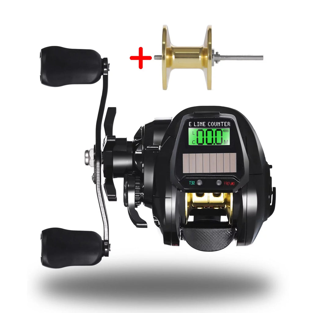 Double Spool Solar Fishing Baitcasting Reel T70829