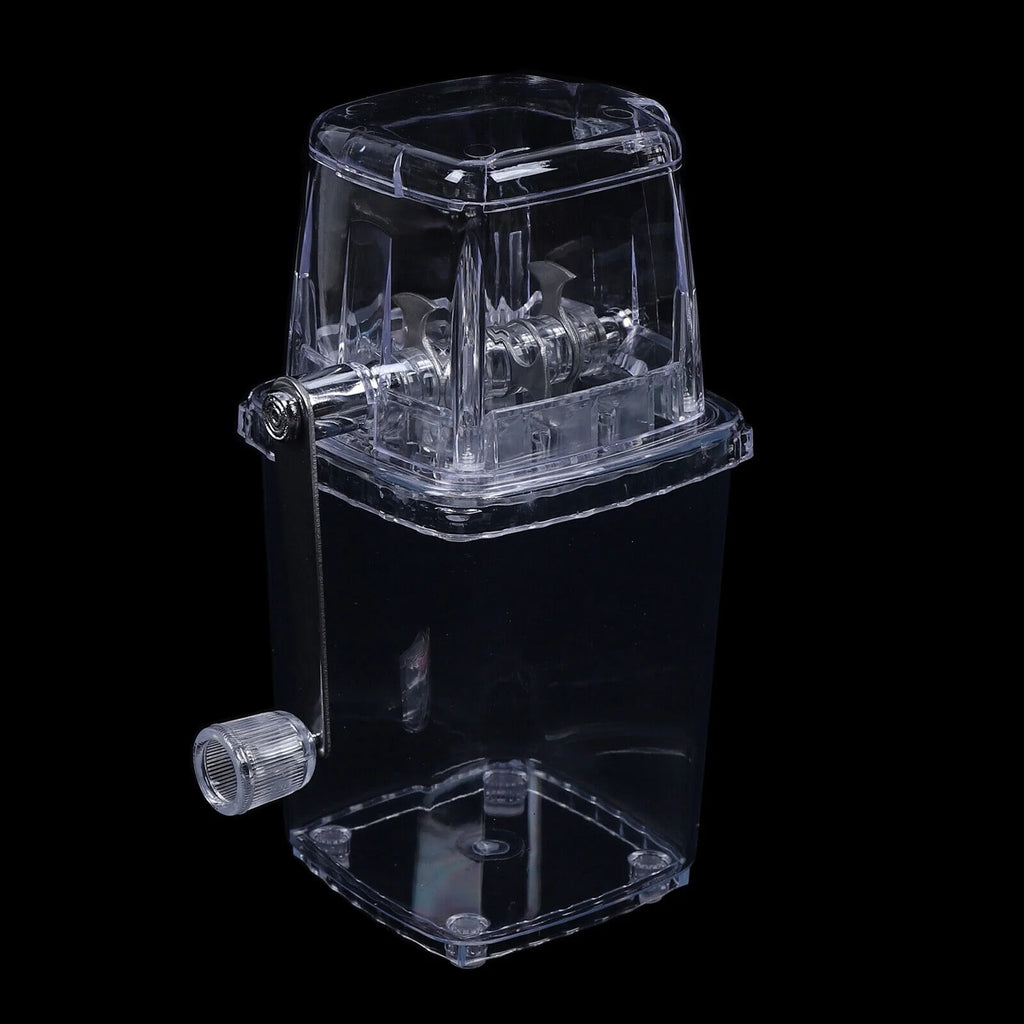 Manual Ice Shaver Ice Crusher Snow Cone Maker O49687
