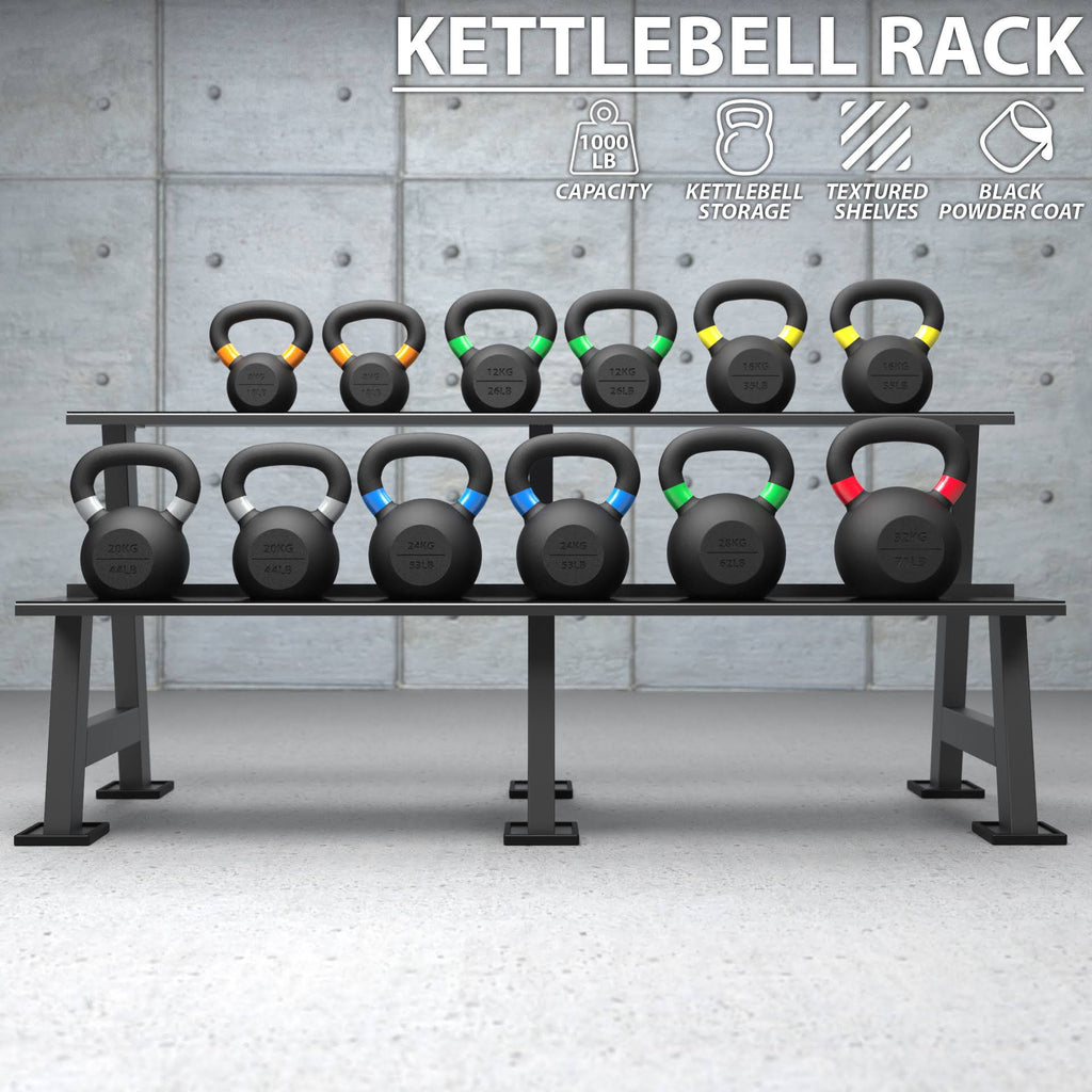 Black Kettlebell Rack Y869526