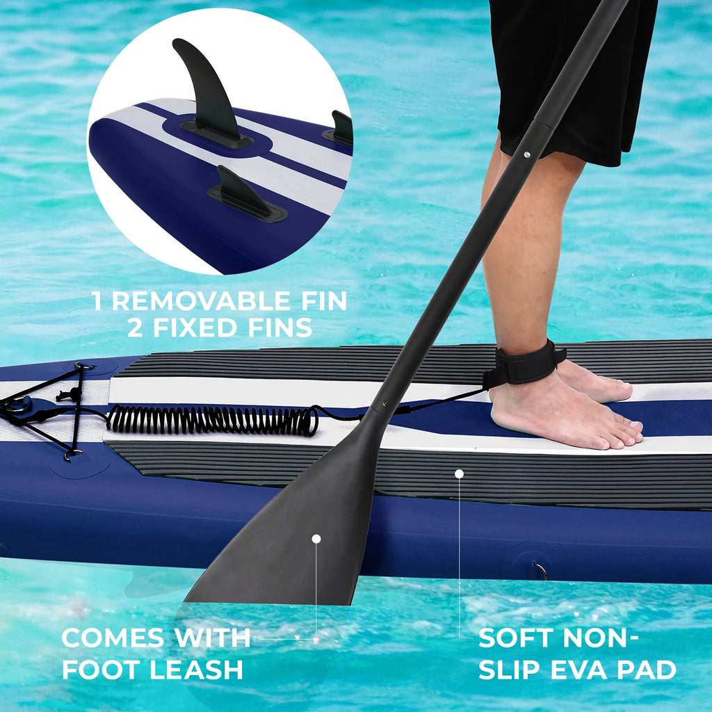 11' Inflatable Stand up Paddle Board with SUP Accessories H53634