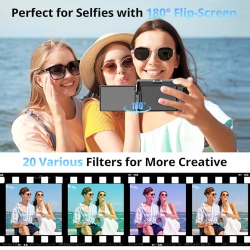 4K 48MP Autofocus Compact Digital Camera with 16X Zoom G425585