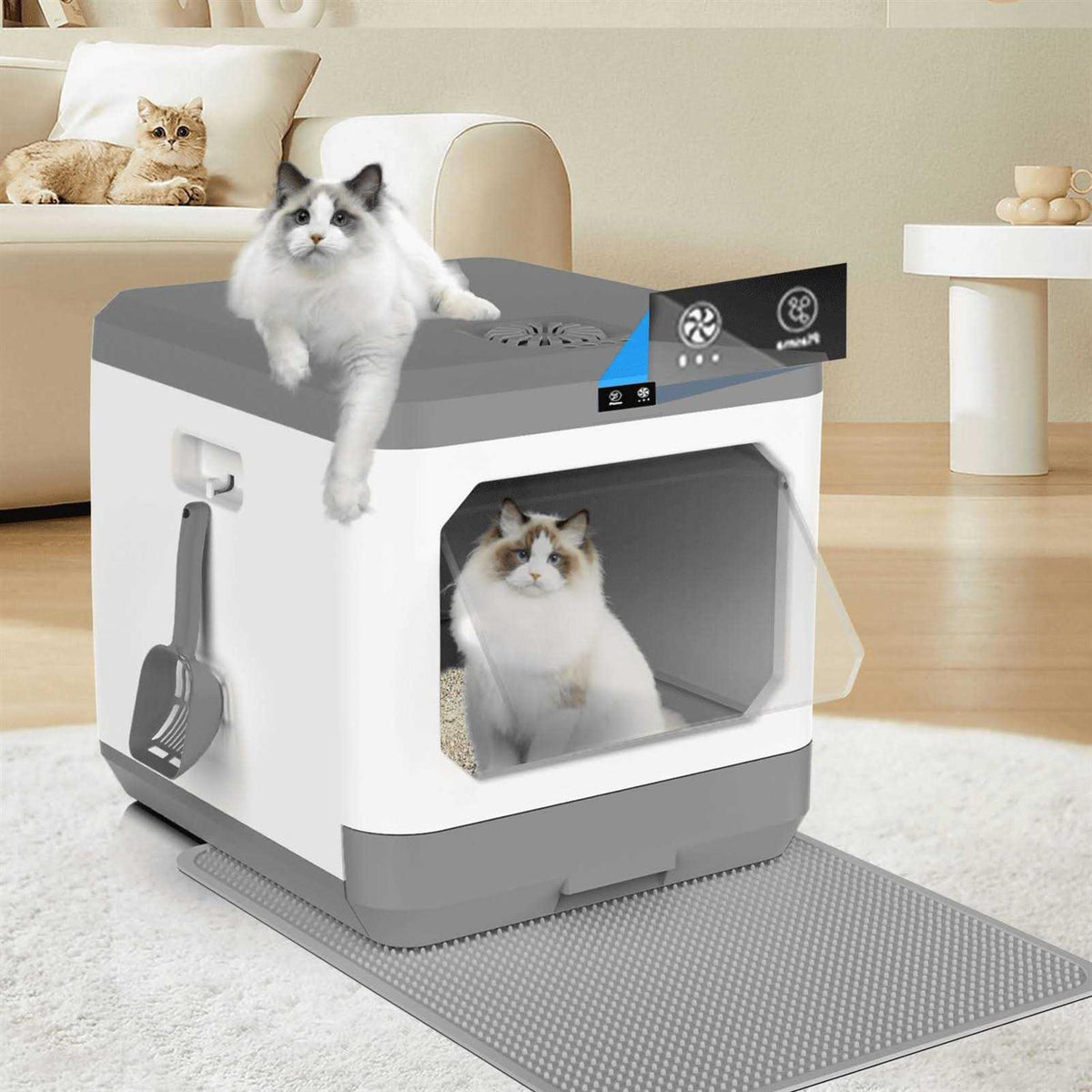 Large Cat Litter Box Enclosure F532805