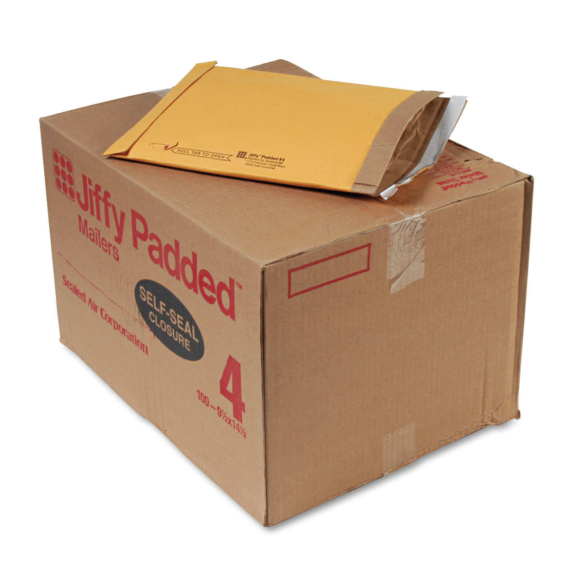Padded Self Seal Mailer, 9 1/2 x 14 1/2, Natural Kraft, 100/Carton N72785