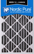 20x25x4 MERV 12 Pleated Carbon Air Filters 6 Pack K9242