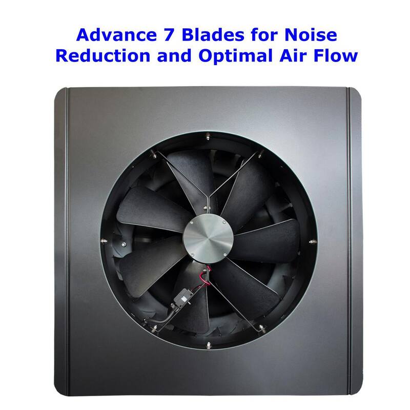Black 14 in. Solar Attic Exhaust Fan J781187