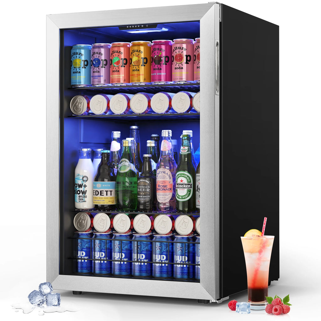 Beverage Refrigerator Cooler 141-180 Can Glass Door 4.59 Cu.ft. Z422327