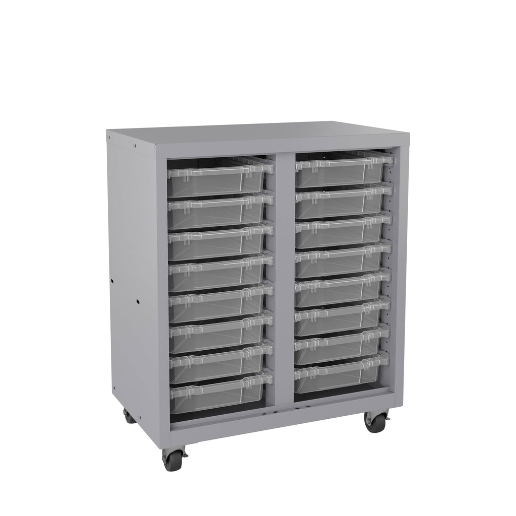 Platinum Mobile Cabinet with Clear Bins D900
