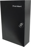 Steel Wall Mount Key Cabinet, 0.15 Cubic ft, Black, Pack of 2 I169