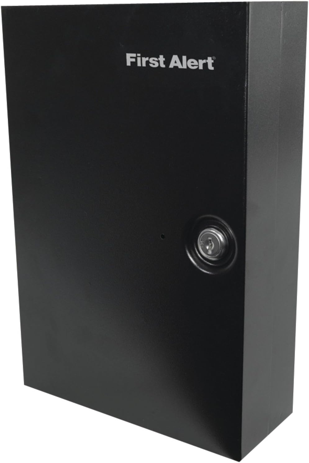 Steel Wall Mount Key Cabinet, 0.15 Cubic ft, Black, Pack of 2 I169