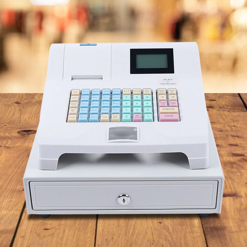 48 Keys LED Display Electronic Cash Register S8986
