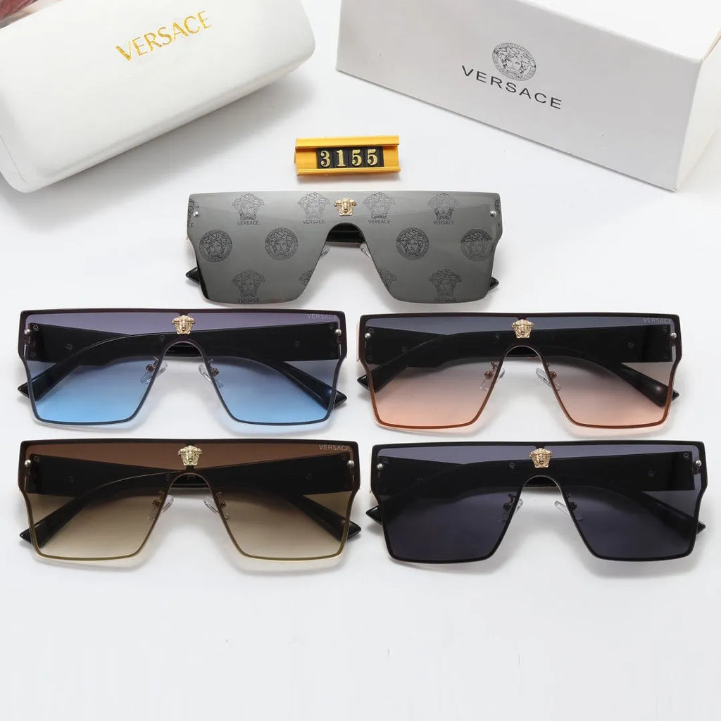 Square Inner Frame One-Piece Polarized Sunglasses P62135