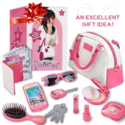 Play Purse with Accessories and Pretend Makeup V6797