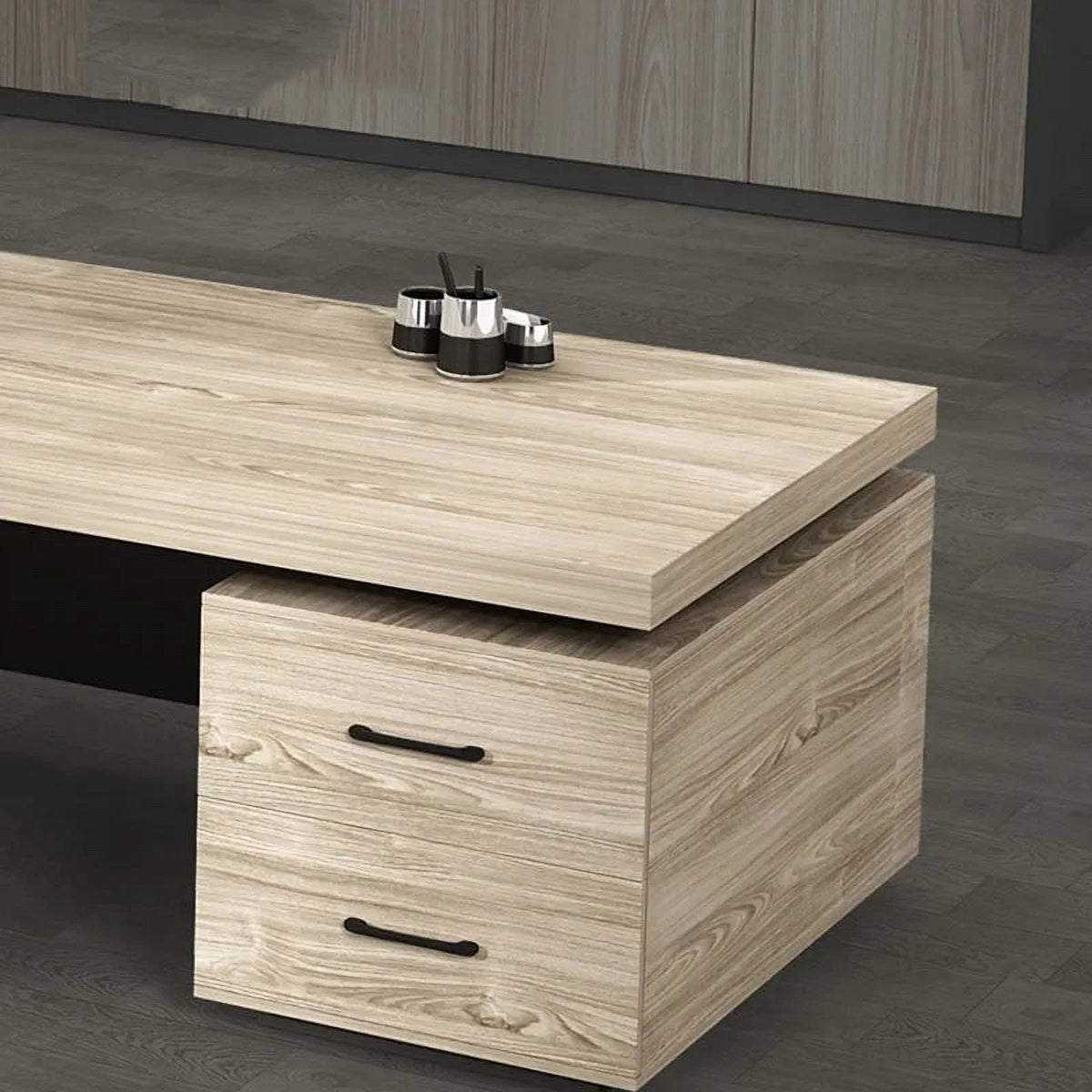 Executive Office Desk with Drawers Y45530
