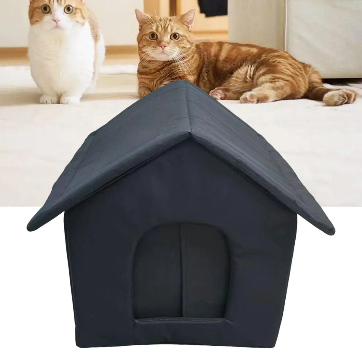 Waterproof Outdoor Cat House Tent Shelter for Winter 40cmx35cmx40cm V71037