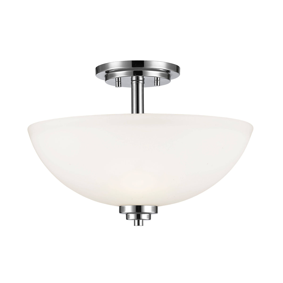 Chrome 3 Light Semi Flush Mount Q2591