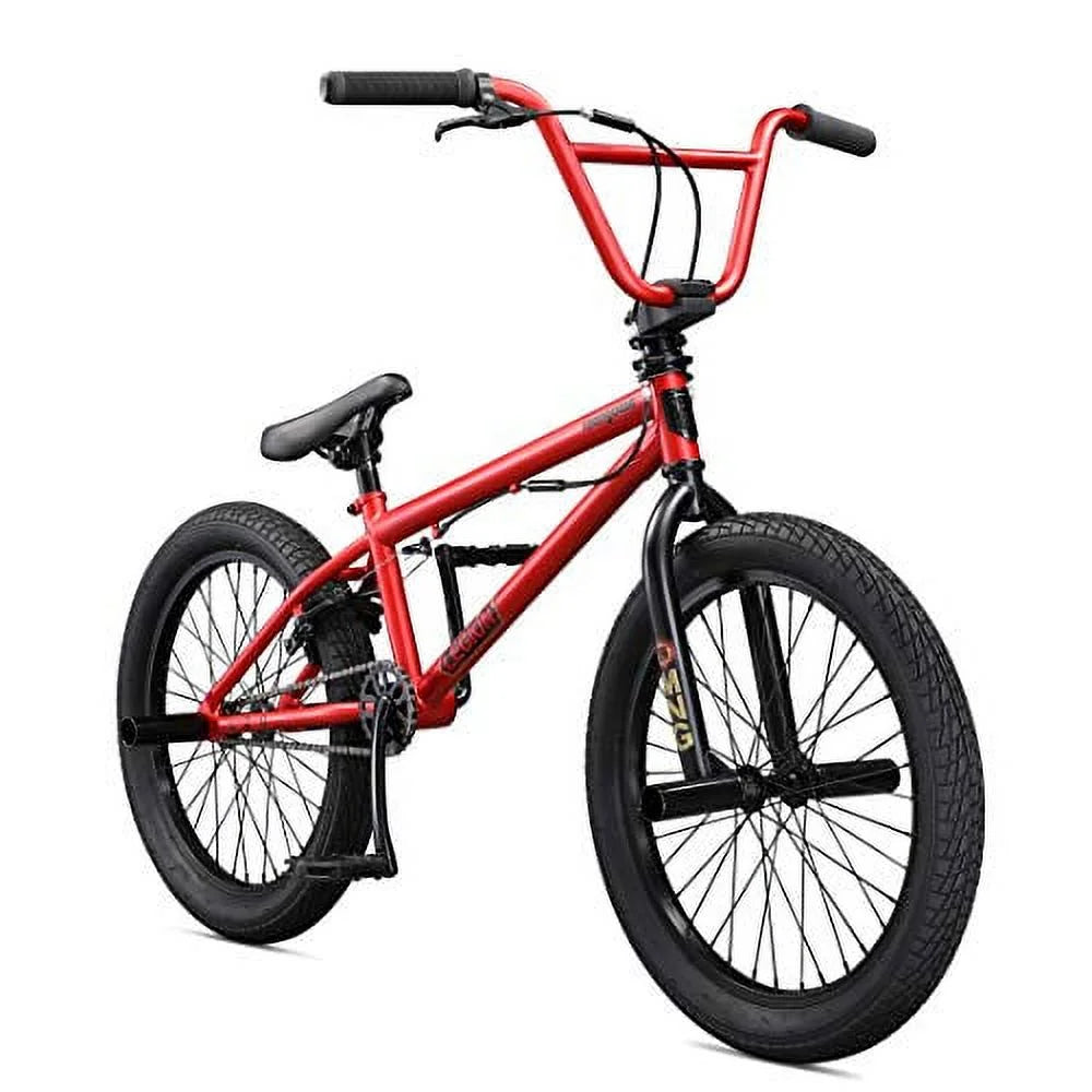 20-Inch Steel Frame Black BMX Bike J92107