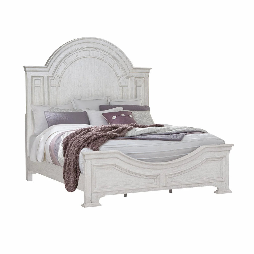 Queen Wood Panel Bed Q5225