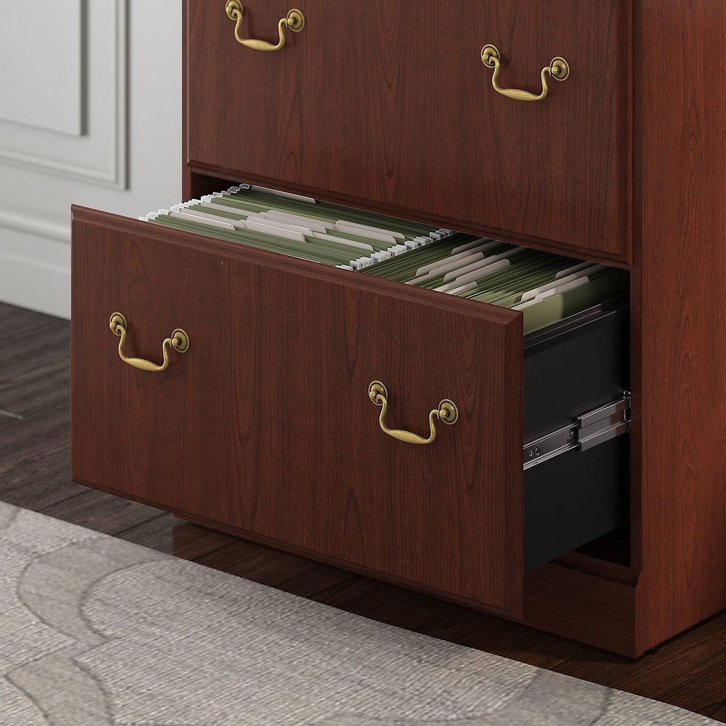 Harvest Cherry Lateral File Cabinet U3830