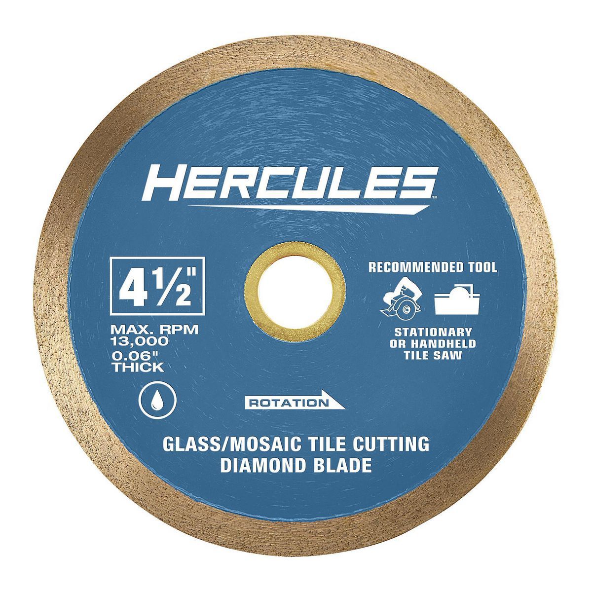 4-1/2 in. Glass and Mosaic Tile Cutting Diamond Blade N22584