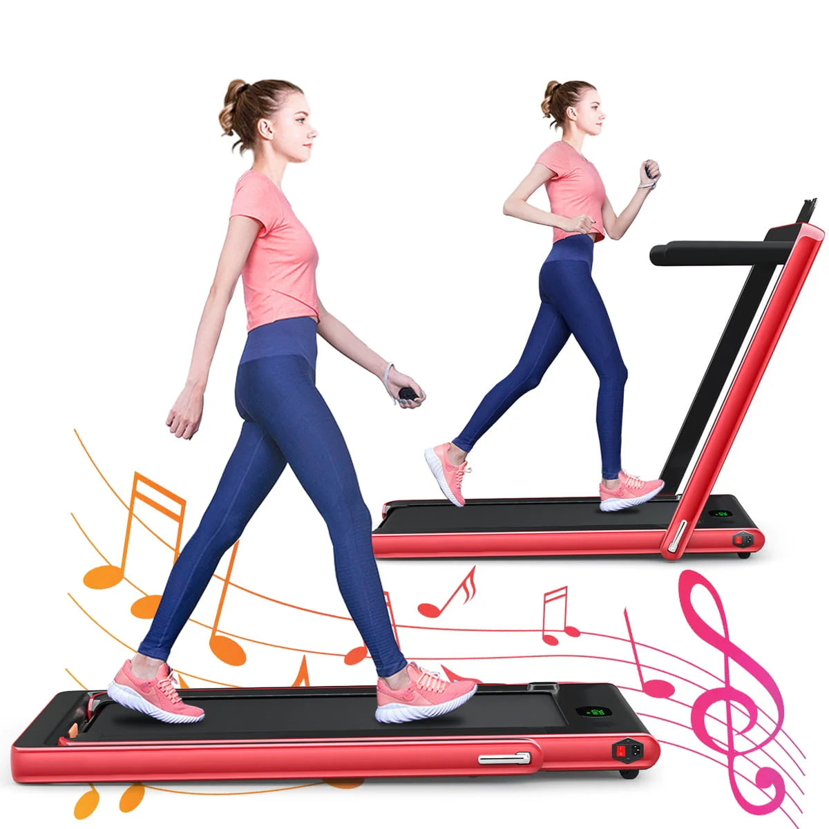 Folding Motorized Electric Treadmill W565