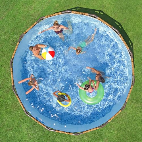 Round Swimming Pool Set 14' x 42" Above Ground Filter Pump Ladder Cover D331