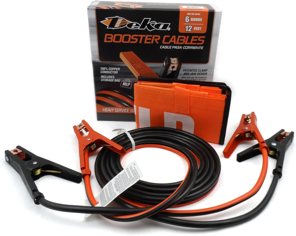 CABLE, BOOSTER DUAL 6 GA 12' BLK/ORG Z381904