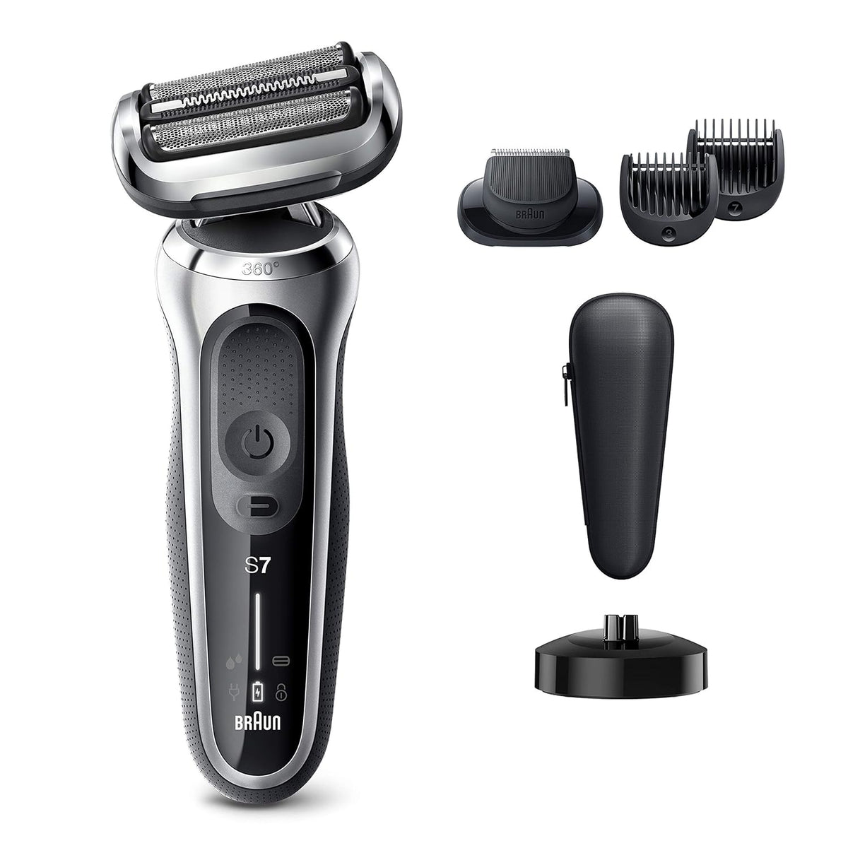 Silver Foil Shaver with Travel Case N27890