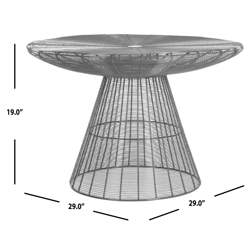 Grey Wire Coffee Table I761