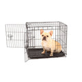 Compact Double Door Metal Dog Crate Small D5177