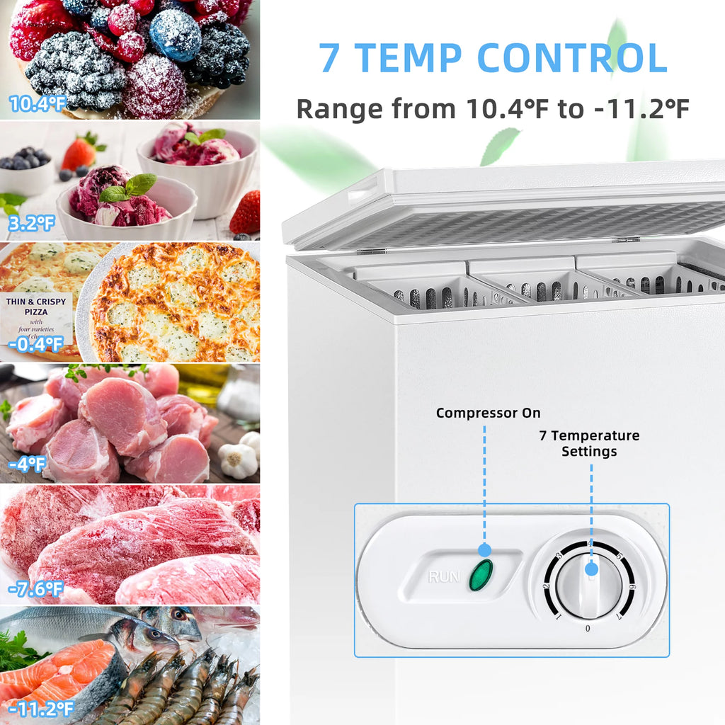 5.2 Cu.ft Chest Freezer with 3 Baskets M436
