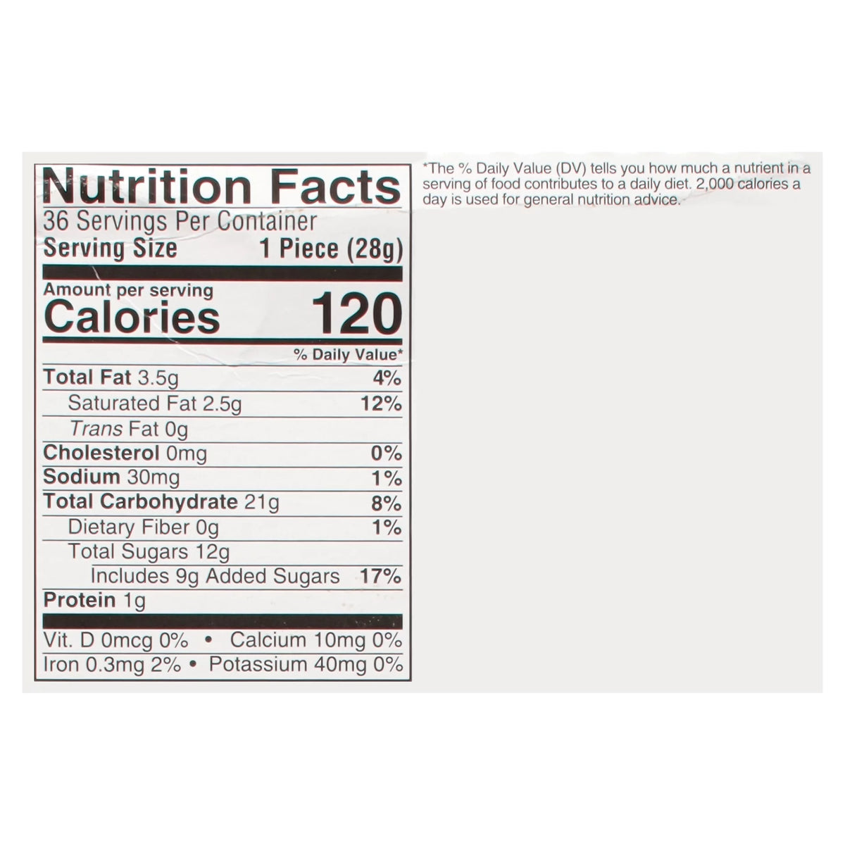 Oreo 1oz 36 Count B6008