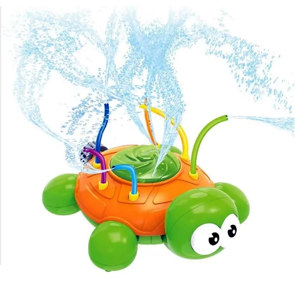 Sprinkler Toy for Kids Water Splash Play Spinning Spray Turtle Outdoor Toy P585030