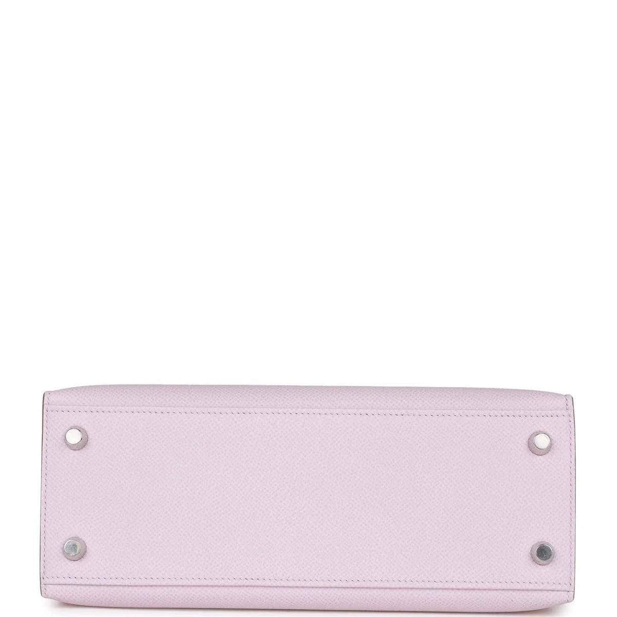 Mauve Pale Epsom Leather Handbag with Palladium Hardware G951