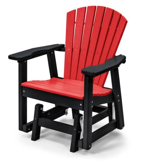 Red on Black Single Glider V65753