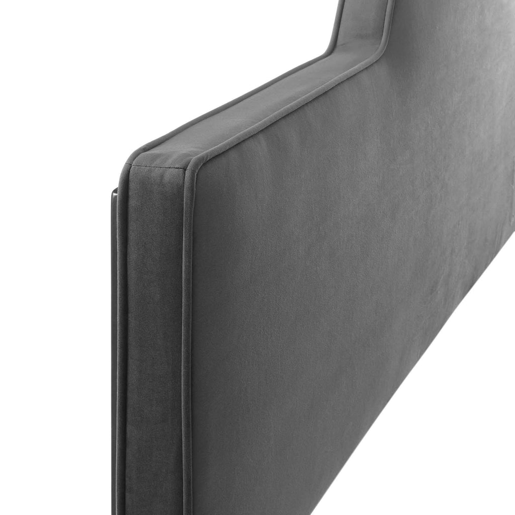 Pink Performance Velvet Twin Headboard B16498