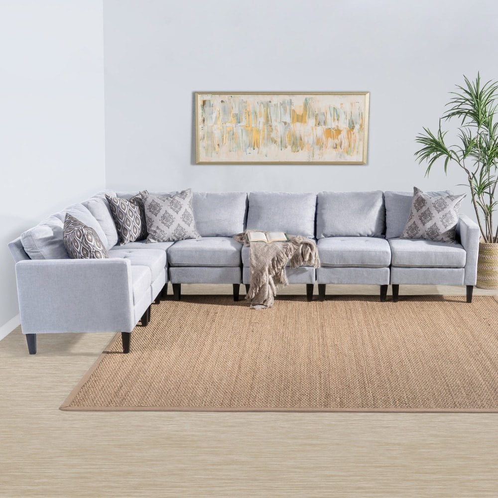 7-piece Fabric Sectional Sofa Set O748771
