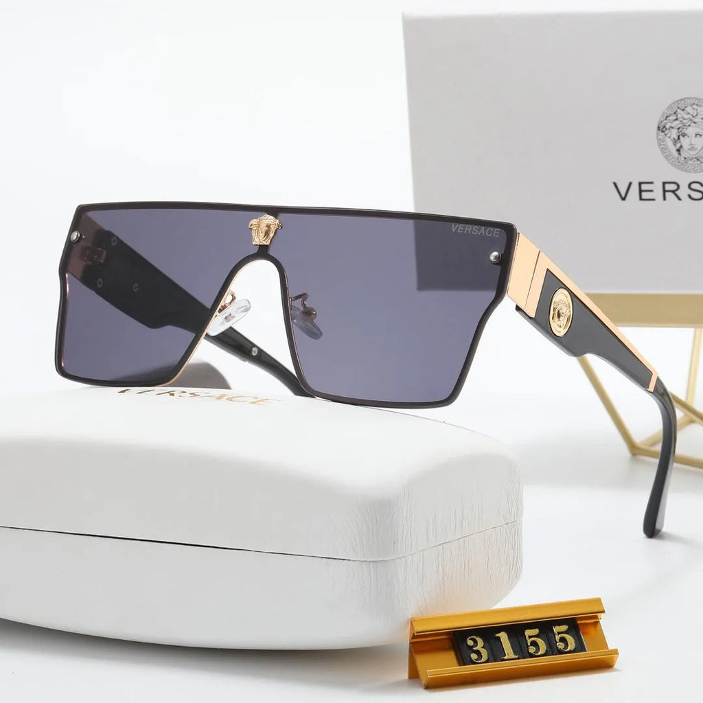 Square Inner Frame One-Piece Polarized Sunglasses P62135