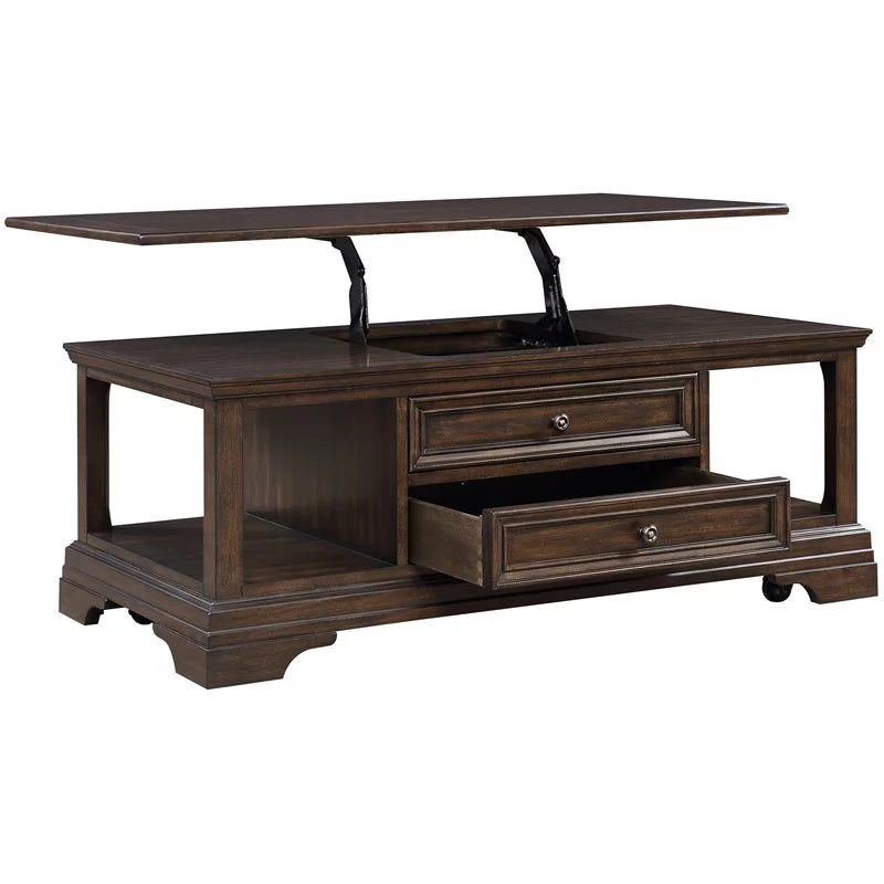 Wooden Lift Top Coffee Table in Espresso H91942