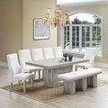 8-Piece Pedestal Wood Dining Set Q167106
