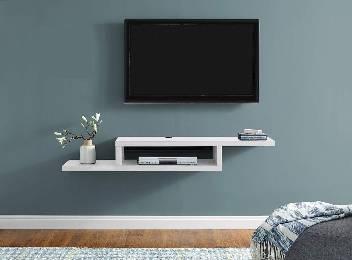 Skyline Walnut Floating Wall Mounted TV Console F303